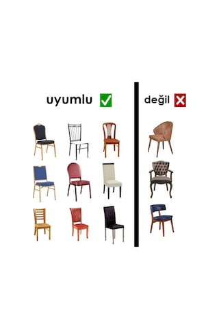 Bambu Tekli Sandalye Kılıfı