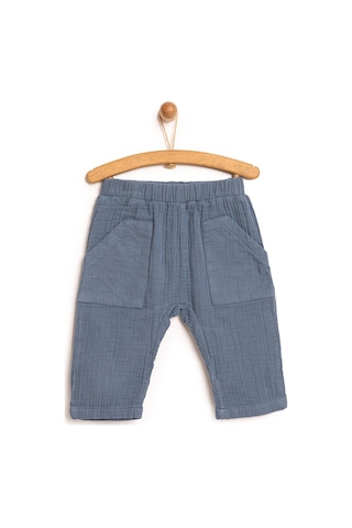 HelloBaby Basic Müslin Pantolon Erkek Bebek 24yhlbepnt014 Indigo 24YHLBEPNT014_Indigo İndigo