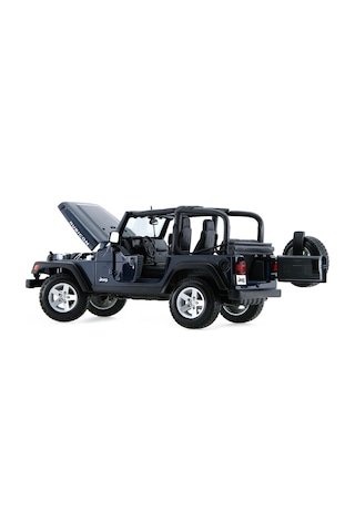 Maisto Wrangler Rubicon Jeep 1 18 Model Araba S/e Lacivert