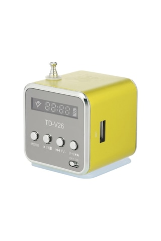 Taşınabilir Mini Hoparlör - Fm Radyo, Tf Kart Ve Usb Destekli, 3.5mm Girişli, Çok Renk Seçeneği