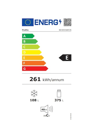 Profilo BD3055WECN 483 LT No-Frost Kombi Tipi Buzdolabı