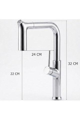 Elya Ferre Premium Krom Spiralli Eviye Bataryası