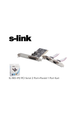 S-Link Sl-985-1P2 1 Port Paralel + 2 Port Rs232