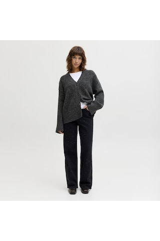 Jack & Jones Kadin V Yaka Hirka - Rosanna - 12286602 Dark Grey Melange