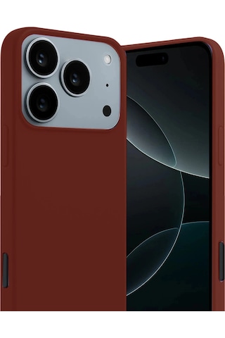 Apple, Uyumlu iPhone 17 Pro Max First Silikon Bordo