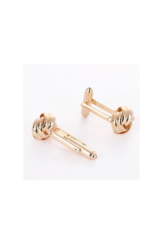 Homyl Parti Takım Elbise İş Düğünü Için 2 Parça Düğüm Altın