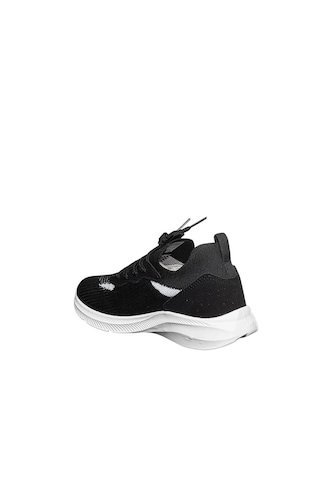 Tarzbu Triko Çocuk Spor Ayakkabı Rahat Nefes Alır Bağcıklı Unisex Ayakkabı Tarzjum07 Siyah