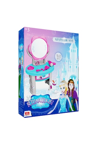 Buzlar Ülkesi Güzellik Seti 18 Parça Aksesuarlı Güzellik Seti