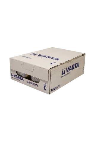 Varta 2014 Superlife Çinko Karbon Orta Boy C Pil 2 x 12'li
