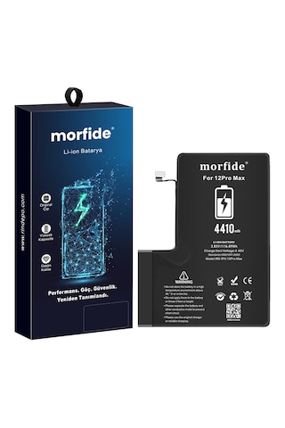 Morfide Apple Uyumlu iPhone 12 Pro Max 4410mah Yüksek Kapasiteli