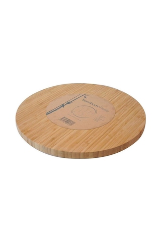 Bambum Fiesta Dönen Servis Tabağı Küçük 35cm Krem