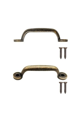 Paket Antik Bronz Çekmece Çekmece Kolları Dolap Kapakları Şifonyerler Büfeler Mutfak Sandıkları 90 X 22 Mm