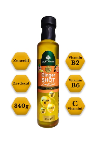 Ginger Shot Zengin İçerikli Şurup 340 G