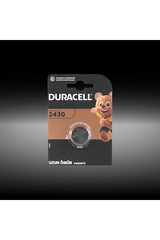 Duracell CR2430 Lityum Düğme Pil 3V Tekli