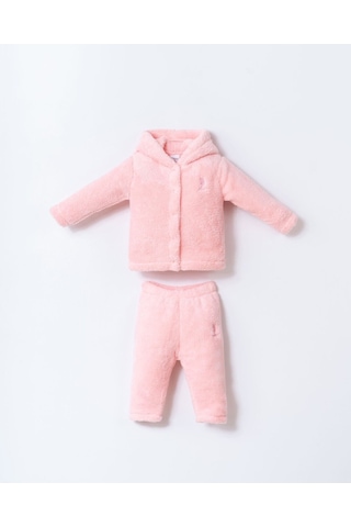 U.S. Polo Assn. Kız Bebek Pembe Takım Usb2646-c-v2 Pembe