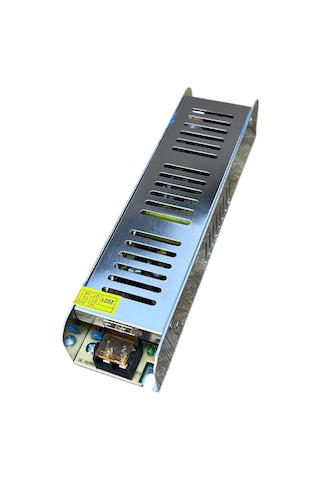 K2 150w 12v Led Trafo Adaptör 12,5a Güç Kaynağı Şerit Led, Güvenlik Kamerası Ve Cctv Uyumlu 19x4,5x3,5 Cm 220v Giriş