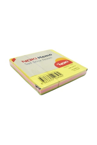 Noki Memo Stick Notes 75x75 Mm Küp Neon Yapışkanlı Not Kağıdı 100 Yaprak 4 Adet 12042