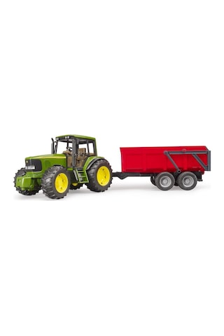 Bruder John Deere 6920 Traktör+ Kırmızı Römork Br02057