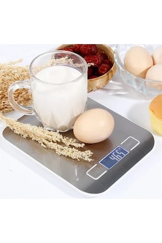 Metal Dijital Mutfak Terazisi Hassas Tartı 5 Kg Crown 4490