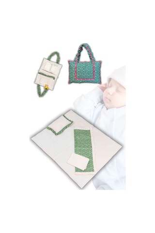 Anne Ve Bebek İçin Çok Amaçlı Çanta Yeşil - 674201851 Yeşil