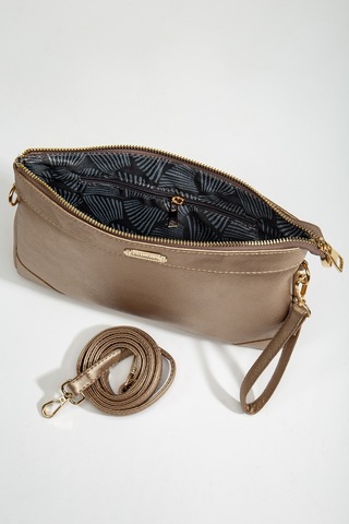 Uzun Kısa Askılı Gold Kadın Portföy Çanta-1994 - Kadın Altın