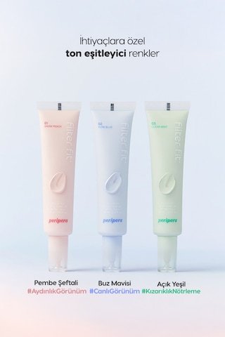 Peripera Filter Fit Milk Tone Up SPF30 002 Pure Blue