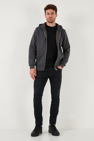 Buratti Regular Fit Kapüşonlu Kışlık 2'Li Paket Erkek Sweat 5905340S2 Antrasit-Antrasit