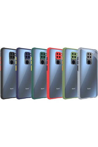 Xiaomi Redmi Note 9 Kilif ??Zore Kaff Kapak-Siyah 525316327