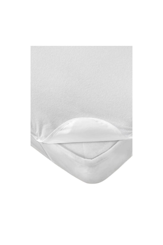 Altın Karma Sıvı Geçirmez Bebek Yatağı Alezi 70x110 Cm Yatak Koruyucu Pamuklu Köşe Lastikli Beyaz