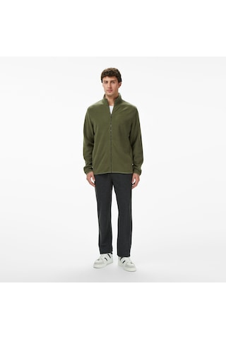 Nautica Erkek Yeşil Regular Fit Sweatshirt Düz K57052t Yeşil