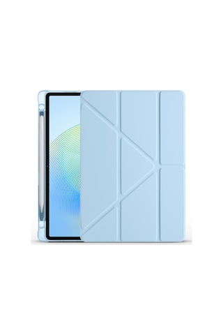 Honor Pad X8a Kılıf Tri Folding Kalem Bölmeli Standlı Kılıf Kapaklı Kılıf