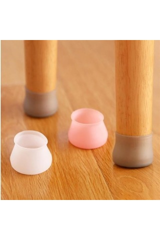 8 Adet Silikon Masa Ve Sandalye Ayağı İçin Kaydırmaz Ev Gereçleri