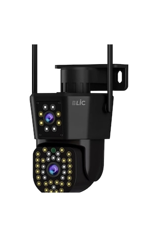 Ip Kamera 2+2 Mp 4mp 1080p Vtn-55 Ultra Hd Hareketli Sensör Dış Ortam Ip Çift Kamera