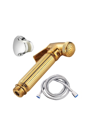 Sones Çok İşlevli Kadın Yıkama Makineleri Su Durdurmalı Basınçlı Kadın Yıkama Nozulu Seti, Renk: Altın Çok Renkli