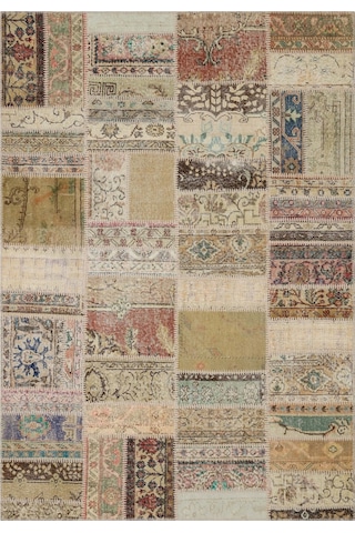 Yumuşak Ve Konforlu Patchwork Halı 230x160 Cm 6341
