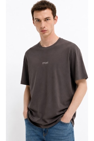 Mavi M0613102-88083 Mavi Baskılı T-shirt Erkek Tişort Kahverengi