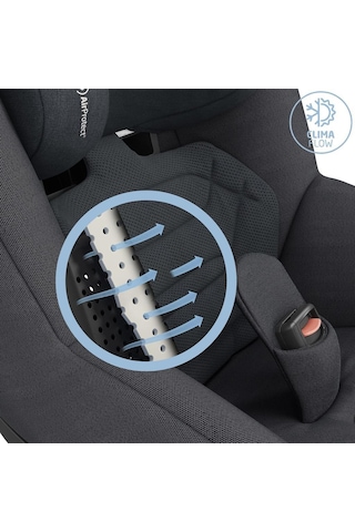 Maxi-Cosi Pearl 360 Slidetech 0-18 kg Bebek Oto Koltuğu Authentic Graphite