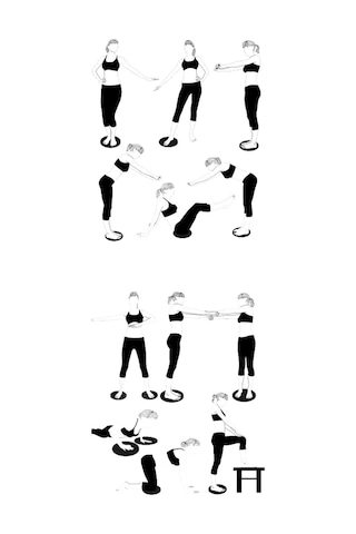 Spor Byfit Bel İçin Twister + Denge Topu + Band + Atlama İpi