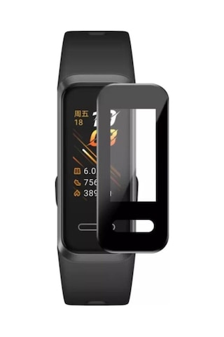 Bufalo Huawei Band 4 Ekran Koruyucu 3D Kavisli PMMA Nano Siyah Çe