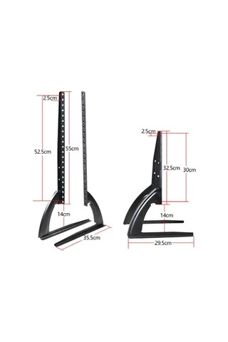 Techtic Tv Stand Masaüstü Stand 32-75inç Sabit Tv Yükseltme Lcd