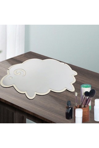 Suntek İskandinav Akrilik Dekoratif Duvar Vintage Oymalı Koyun Diğer