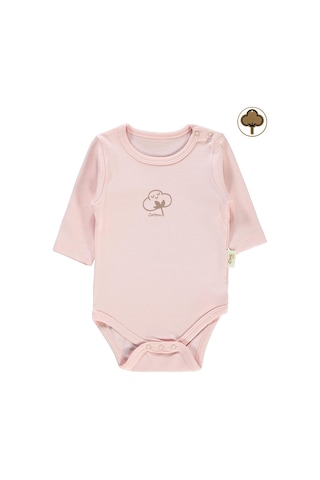 Civil Baby Bebek Organik Çıtçıtlı Badi 0-18 Ay Pembe 14330R020SS1-1 Pembe