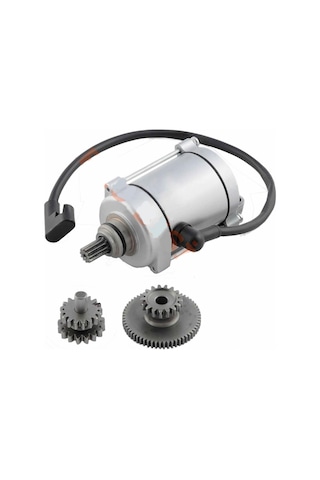 Motospartan Marş Motoru Cg 200 Marş Dişlileri İle Birlikte