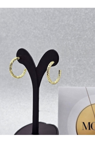 Xuping Burma Model Gold Renk Çelik Küpe Altın
