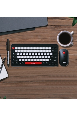 Ws681 Android Ve Smart Tv İçin Klavye Mouse Set - Kablosuz Klavye Mouse Seti Slim Kasa Optik