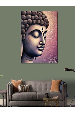 Kanvas Tablo Buda Ve Meditasyon Huzuru 50cmx70cm