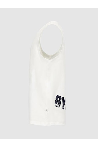 Ltb Hayeke Sloganlı Atlet 1224840736089-100 Beyaz
