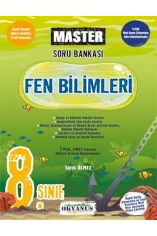 Okyanus Yayın 8. Sınıf Master Fen Bilimleri Soru Bankası N11.13064 Okyanus Yayın 8. Sınıf Master Fen Bilimleri Soru Bankası N11.13064