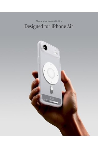Apple İphone Air İle Uyumlu İnce Magsafe Kılıf Ultra Hybrid Sararmaya Dayanıklı Duraclear Hava Kanalı Teknolojis Diğer