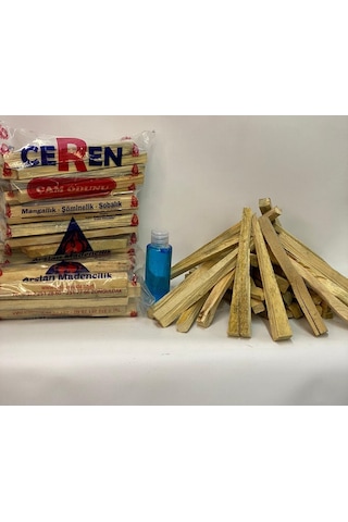 Tutuşturmalık Mangal.Şömine. Semaver Çam Odunu 3Lü Paket Jel Hedi